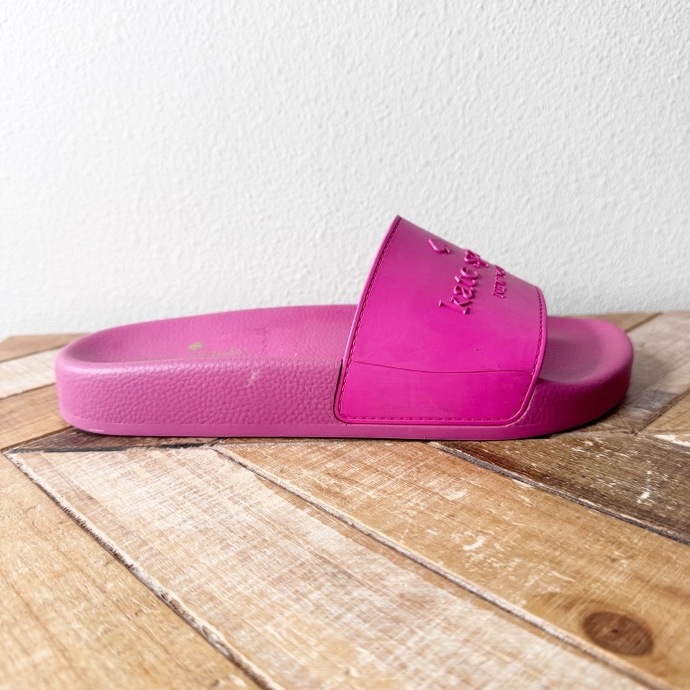 Kate Spade Sunny Pink Slide Sandals - Picture 6 of 11